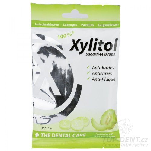 Miradent Xylitol Drops bonbóny s xylitolem (Meloun), 60g