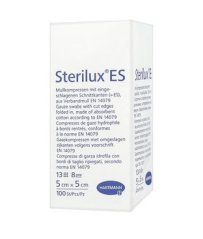 Hartmann Sterilux ES gázové kompresy 5x5 cm (nesterilní), 100ks