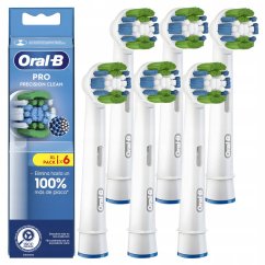 Oral-B PRO Precision Clean náhradní hlavice, 6ks (bílé)