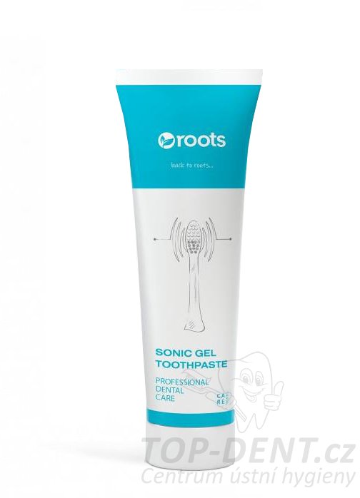 Roots Sonic Gel Pro čištění Zubů Sonickým Kartáčkem 100ml Top Dent