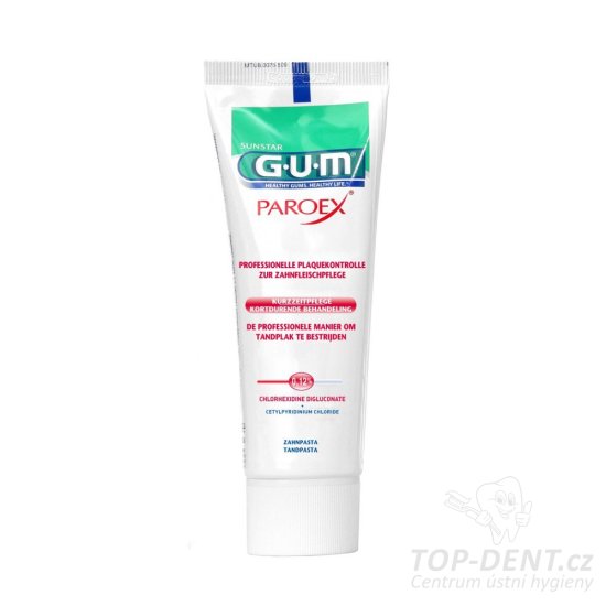 GUM Paroex zubní gel (CHX 0,12%), 75ml