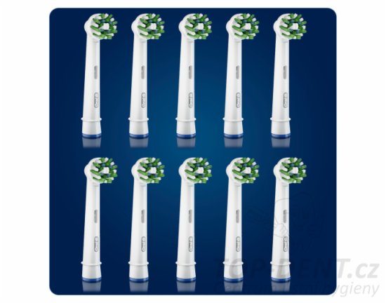 Oral-B Cross Action CleanMaximiser EB 50RB-10 náhradní kartáčky, 10 ks