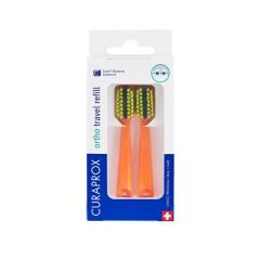Curaprox Travel set ORTHO, náhradná hlavica, 2 ks
