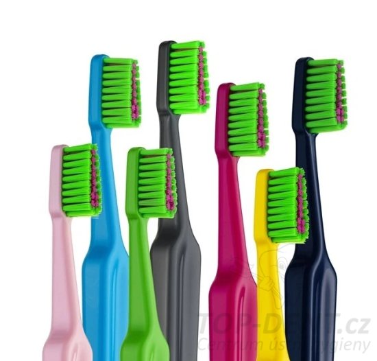 TePe Compact Colour X-SOFT zubní kartáček, žlutý (blistr)