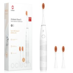 Oclean Flow S White sonický kartáček bílý + 3x hlavice