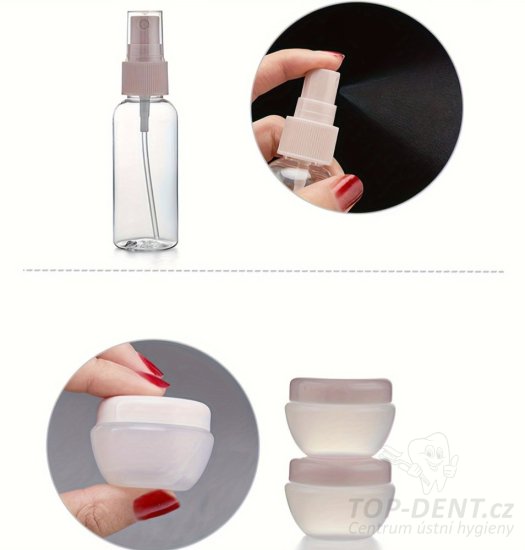 Cestovní sada lahviček, 11 ks