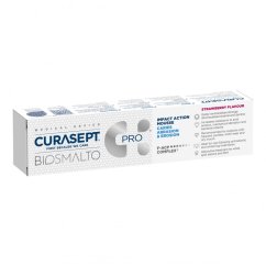 Curasept Biosmalto Mousse Caries Abrasion zubní krém na posílení skloviny (jahoda), 50ml