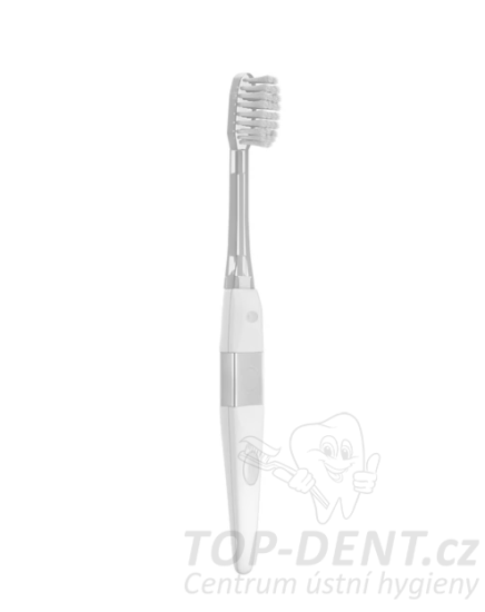 IONICKISS ORIGINAL zubní kartáček, Bílá hlavice SOFT FLAT (rovná vlákna)
