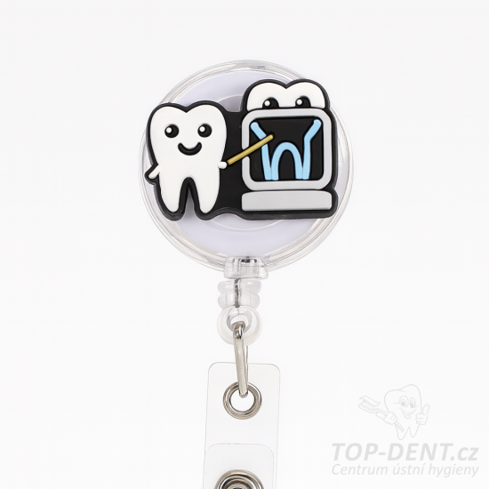 Navíjecí klip pro visačku, 1 ks (vzor dental)