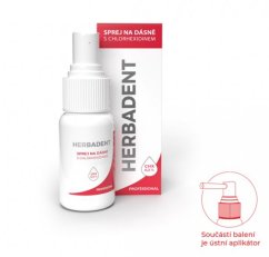 Herbadent PROFESSIONAL Sprej na dásně s chlorhexidinem, 25 ml