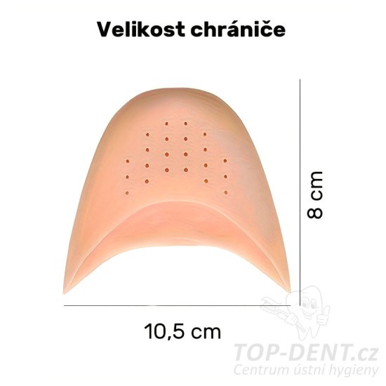 Gelový chránič prstů u nohy (béžový), 2 ks