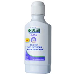GUM Ortho ústní voda pro zuby s rovnátky, 300ml