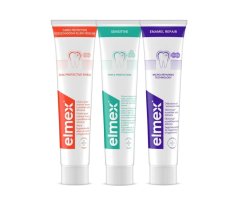 Elmex MIX zubní pasty, 3x75ml