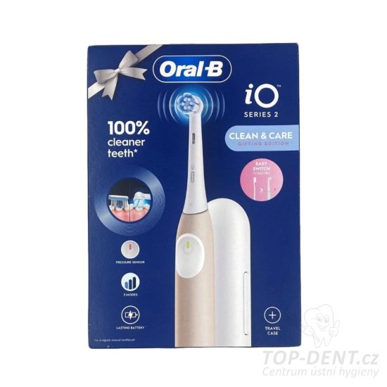 Oral-B iO Series 2 elektrický zubní kartáček Calm Pink + pouzdro