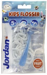 Jordan KIDS Flosser dentální mečíky pro děti, 36ks