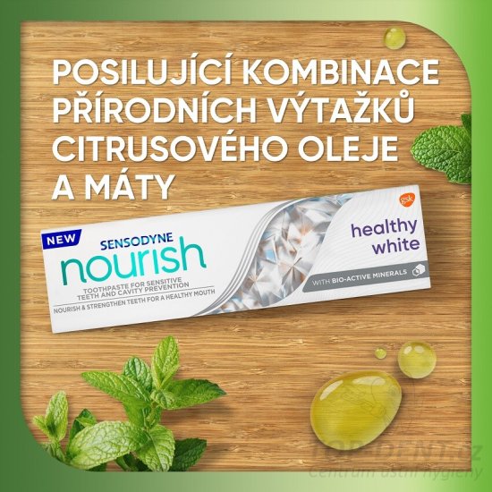 Sensodyne Nourish Healthy White zubní pasta, 75ml