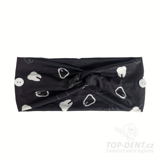 Čelenka s dentálním motivem, 1 ks (vzor 2)