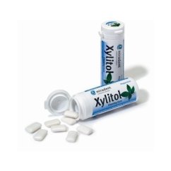 Miradent Xylitol žvýkačky peppermint, 30ks