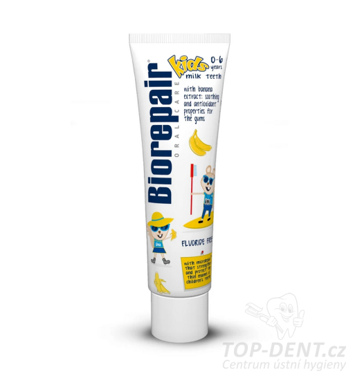 BioRepair Kids detská zubná pasta 0-6 rokov (banán), 50ml
