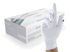 Unigloves White Pearl nitrilové vyšetřovací rukavice S (6-7) bílé, 100ks