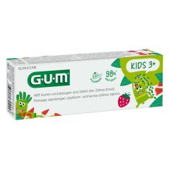 GUM Kids dětská zubní pasta od 3 let, 50ml (jahoda)