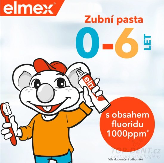 Elmex Kids sada, zubní pasta+kartáček+kelímek