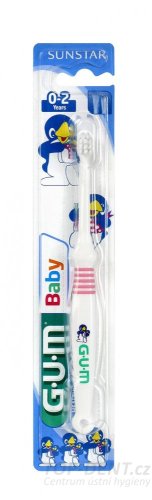 GUM dětský zubní kartáček BABY (0-2 roky)