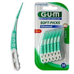 GUM Soft Picks-Advanced mezizubní kartáčky (M), 30ks
