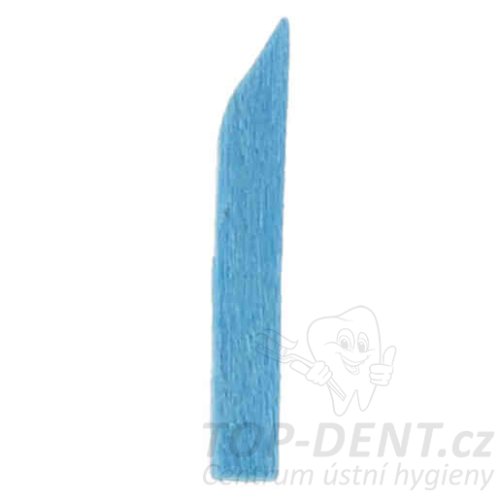PURE dřevěné klínky 14 x 2 x 1,5 mm (modré), 100ks
