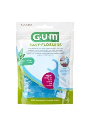 GUM Easy Flosser s mentolovou niťou, 50 ks + púzdro