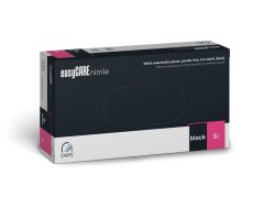 Zarys easyCARE nitrilové rukavice S (6-7) čierne, 100ks