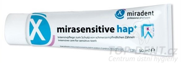 Mirasensitive hap+ zubní pasta na citlivé zuby, 50ml