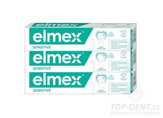 Elmex Sensitive zubní pasta 3x75ml