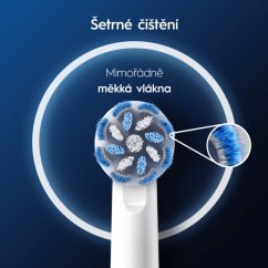Oral-B PRO 3 3500 Sensitive White elektrický kartáček s pouzdrem + extra hlavice