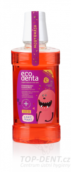 ECODENTA dětská ústní voda Kake-Make (jahodová), 250 ml