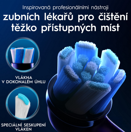 Oral-B iO Ultimate Clean náhradní hlavice Black, 6ks