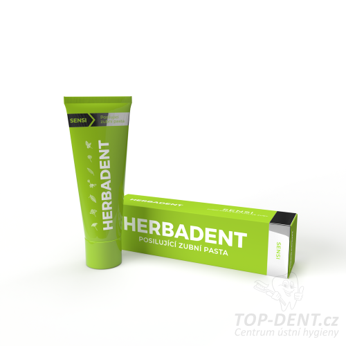 Herbadent SENSI posilující zubní pasta s hydroxyapatitem pro citlivé zuby, 75 g