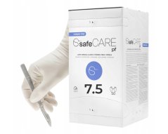 Zarys safeCARE operační sterilní rukavice latexové vel. 7,5 (bez pudru), 50ks