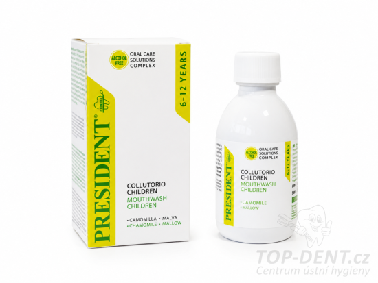 PresiDent dětská ústní voda 6-12 let, 200 ml