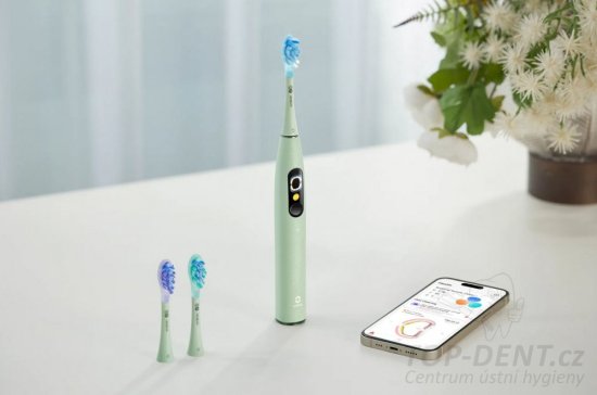 Oclean X Ultra S Green sonický kartáček (zelený)