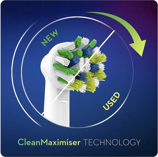 Oral-B Cross Action CleanMaximiser EB 50RB-10 náhradní kartáčky, 10 ks