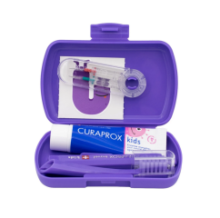 Curaprox Travel Set KIDS fialový