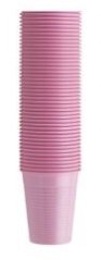 Dopla plastové kelímky (světle růžové) 200ml, 100ks