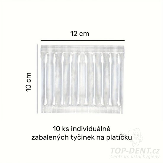 Jednotlivě balené vatové tyčinky, 50 ks