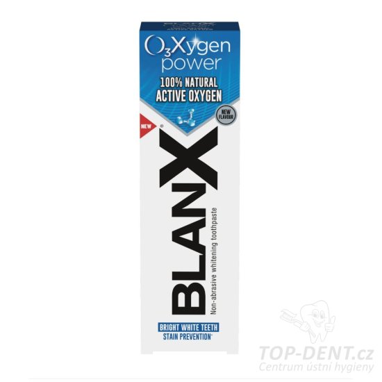 BlanX O3 Xygen Power bělící zubní pasta s aktivním kyslíkem, 75ml