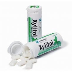 Miradent Xylitol žvýkačky spearmint, 30ks