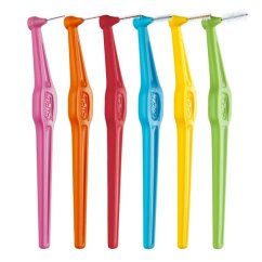TePe ANGLE 0-5 medzizubné kefky MIX (0,40 - 0,80 mm), 6ks