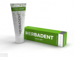 Herbadent Fresh Herbs bylinná zubní pasta s fluorem, 75g