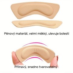 Mäkká výstelka do topánok - béžová, 2 ks