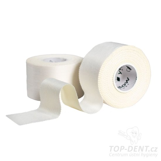 yellow RIGID TAPE Pevný sportovní bílý tejp, 3,8cm x 9,1m (6 ks)